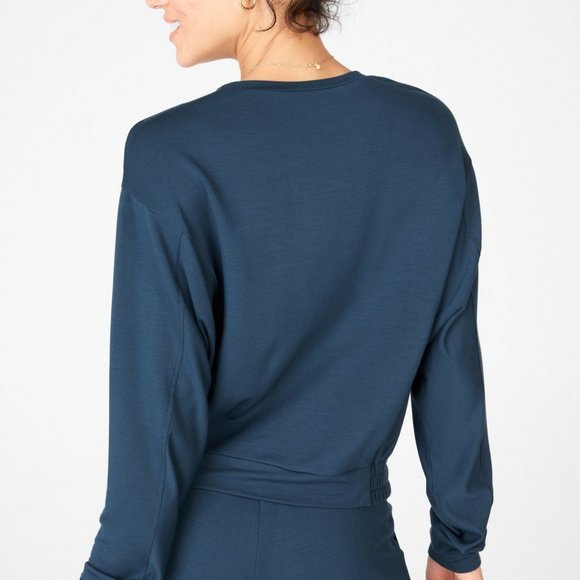 Fabletics Julie Dolman Sleeve Sweatshirt  Made with recycled materials! size 3X - Picture 3 of 9